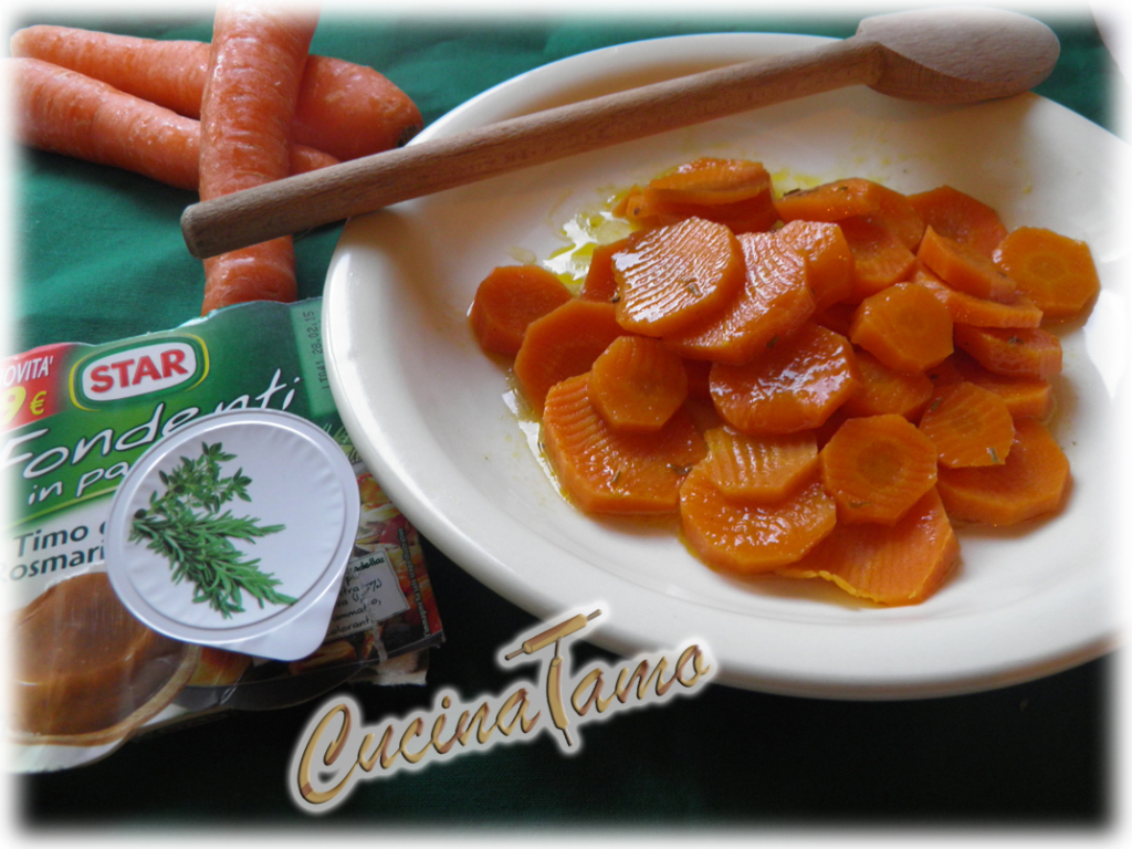 carote timo e rosmarino